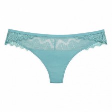 Female cowards, size 44, azure color