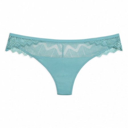 Female cowards, size 44, azure color