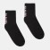 Women's socks minku "snowmen", black color, size 38-39 (25 cm)