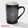 Porcelain shade mug "Mandala", 380 ml, white pattern