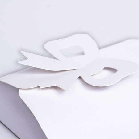 Folding box-convert for sweet, white, 10.5 x 9.5 x 4 cm-2
