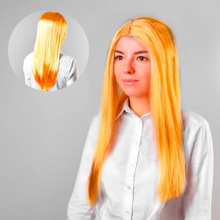 Carnival wig "Little Mermaid" Blond - Golden