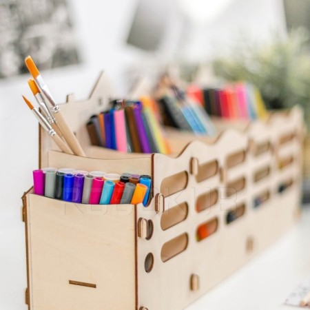 Stand for pencils and pens Robokub "Houses Fahverk"-8