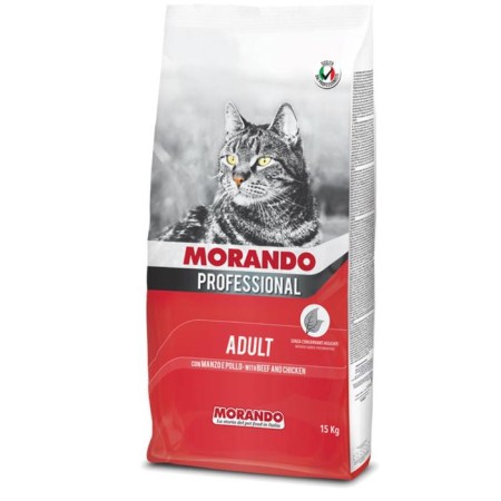 Dry food Morando Professional Gatto for cats, beef/chicken, 15 kg