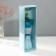 Bouquet of soap petals "Rose and eucalyptus" Blue 7.5x11x34.5 cm