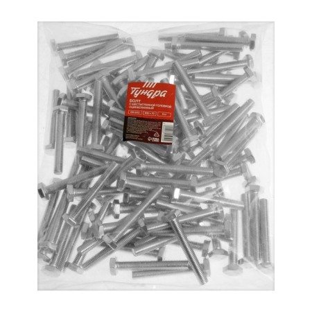 Krep tundra bolt, with a hexagonal head, galvanized, Din933, M10x70 mm, 5 kg-3