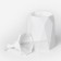 Prisming soap dispenser, 330 ml, white color