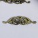 Decor for creativity Metal "monogram" bronze 1.5x5.5 cm