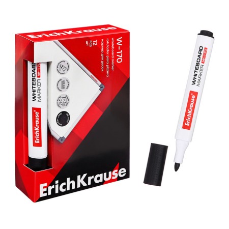Erichkrause W-170, 2.0 mm boards, alcohol-based ink, black-3