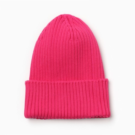 Baby hat, fuchsia color, size 52-54 (4-6 months)-2