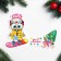 Mini -postcard "Happy New Year! - 11" 20x14 cm