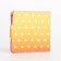 Wallet on the button, yellow/orange color