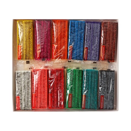 Plasticine 12 colors, 216 g, Erichkrause "Jolly Friends", with a stack, in cardboard packaging-10
