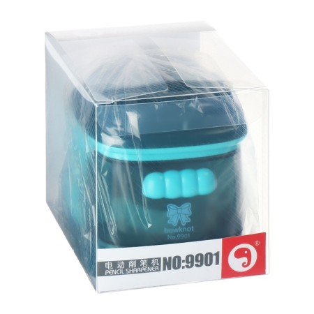 Electric sharpener (batteries are not included). It works from 2 aa batteries turquoise-9