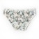 Panties women's slips Miss Beautiful, white/gray color, rr l (44-46)