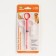 A universal set for dosing drugs and food, with silicone nozzles, red