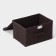 Stellid box for storage with a lid of the share "Alva", 26 × 20 × 15 cm, brown color