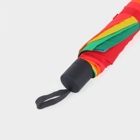 Mechanical “Rainbow” umbrella, Eponge, 4 additions, 10 spokes, r = 64 cm, multi -colored-6