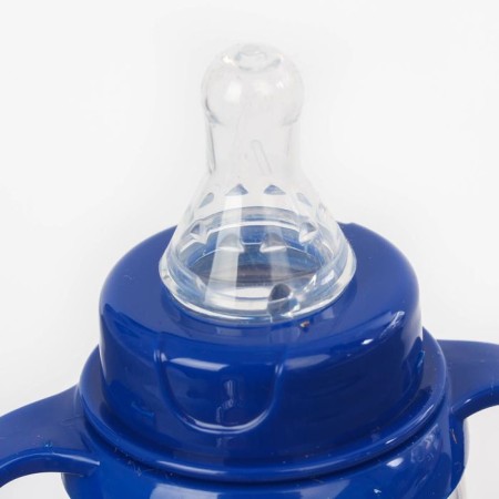 A bottle for feeding Kolobok with handles, 250 ml, from 6 months.-3