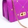 Bag-mixer on fasteners, lilac color