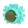 A toy for cats with cat mint "crab", 6.8 cm, turquoise