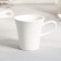 Tea couple ceramic "White Monster", a mug of 100 ml, a saucer 15x14 cm, white color