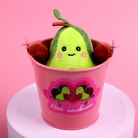 Soft toy "My soul mate", avocado, color mix-1