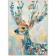 Reproduction of the picture "Multi-colored deer No. 2", 50x70 cm, frame 20-001d