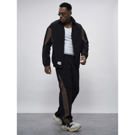 Sports suit men's, size 50, black color-3