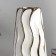 VAZ Coramics Table "Elite Grant" D-7.5 cm, 29x12 cm, white