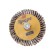 Circle petal radial tundra, 40 x 20 x 6 mm, p40