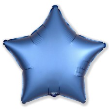 Шар фольгированный 19", звезда, цвет мистик лазурь