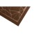 Moisture rug -heoping “PRO”, 40x60 cm, brown geometry drawing