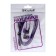 Headphones Krutoff HF-J69, vacuum, microphone, 106 dB, 16 Ohm, 3.5 mm, 1 m, purple