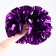 Pompom, purple color