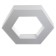 Huxon chandelier LED 36W 4000k white 60x60 cm Bayerlux