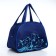Sports bag with lightning, blue/blue color