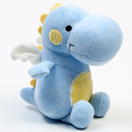 Dino soft toy, 23 cm, blue color-3
