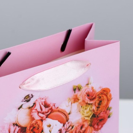 Gift laminated vertical, packaging, “floral joys”, s 12 x 15 x 5.5 cm-3