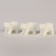 Miniature Puppet "White Bear", set of 3 pcs., Size 1 pc. - 4 × 2 × 3 cm