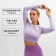 TOP with a long sleeve Minaku: Sportly; Color violet rrh r l