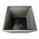 Kashpo for flowers and plants, light charcoal 20x20x20cm, 6.5l