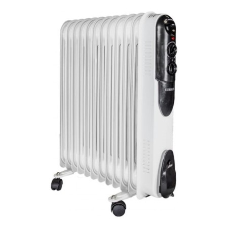 EUROLUX Heater OMPT-EU-12N, Oil, Floor, 2500 W, 11 sections, 30 m2, white