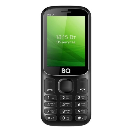 Cell phone BQ M-2440 STEP L+, 2.4 ", 2 SIM, 32MB, Microsd, 800 mAh, black