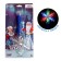 New Year's rod "Snowflake 3", Mix colors, for the New Year