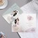 Postcard "On a wonderful wedding day!" newlyweds, congruence, embossing, 19x36 cm