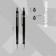 Mechanical pencil Erichkrause "Black Pointer", NV, Grifel D = 0.5 mm, in the box