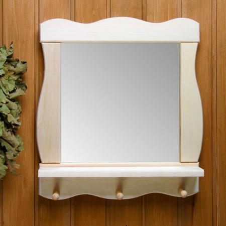 Mirror "Life" with a shelf 43x47x12cm-1