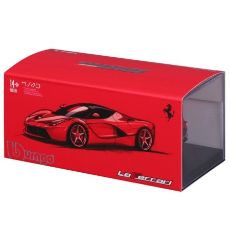 BBURAGO Ferrari Laferrari, Die-Cast, 1:43, Red color-12