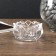 Glass of glass for 1 candle "Back" transparent 3.5x5.8x5.8 cm